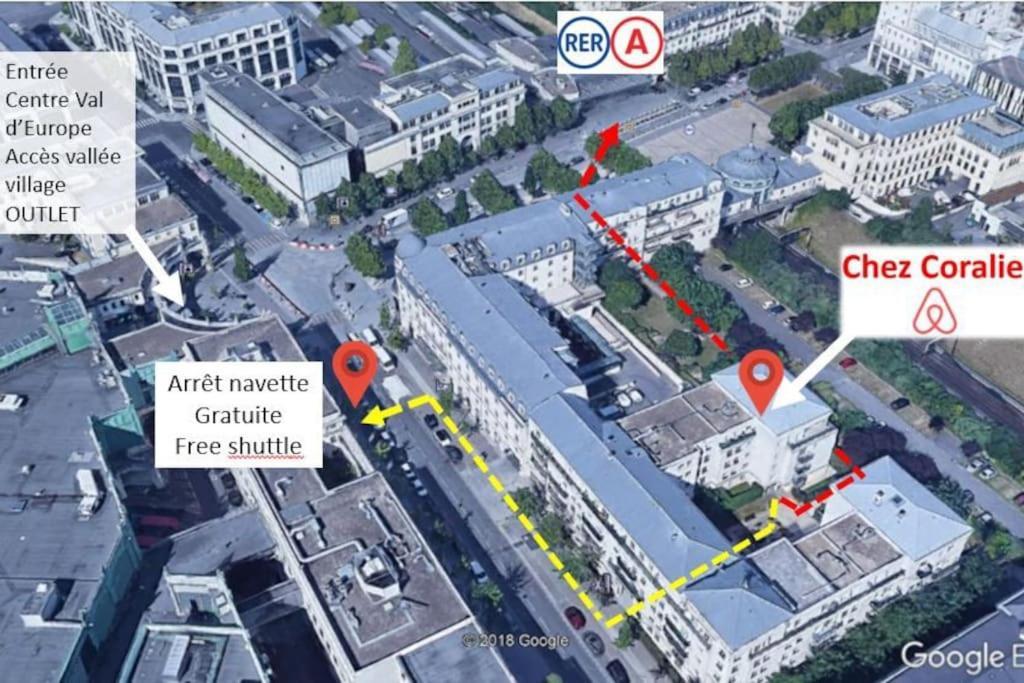 Disneyland Paris, Appartement 70M², Parking Prive Serris Eksteriør bilde
