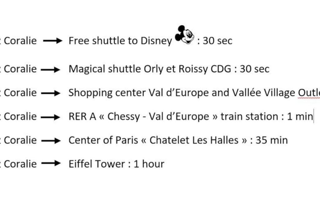 Disneyland Paris, Appartement 70M², Parking Prive Serris Eksteriør bilde